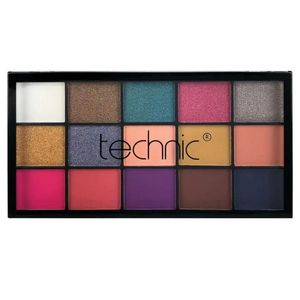 Technic 15 Color Pressed Pigment Eyeshadow Palette - Vacay